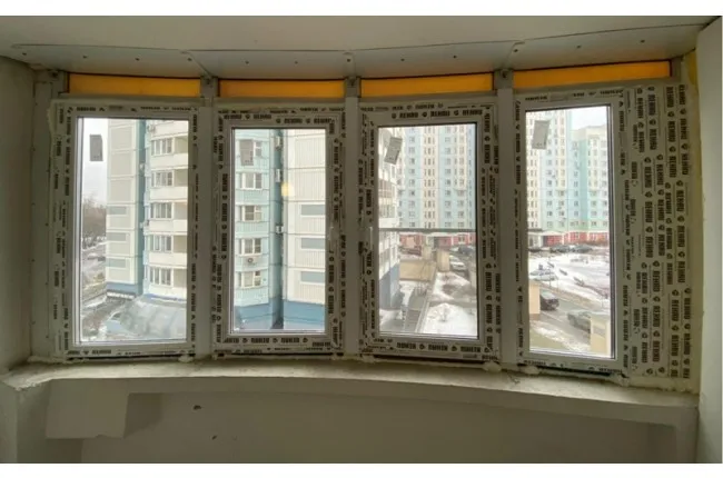 Установка эркерного окна