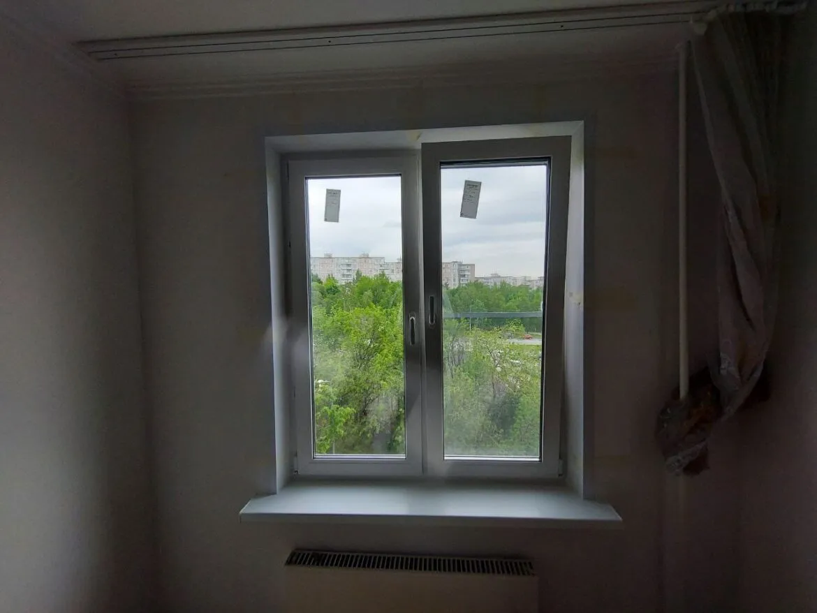 Установка 4х окон по ул. Рокотова д.7