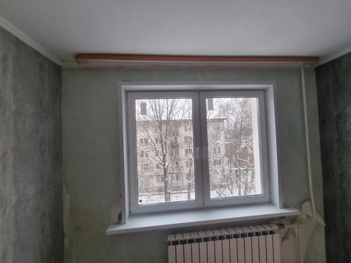 Монтаж двух профилей Rehau Grazio в Люберцах