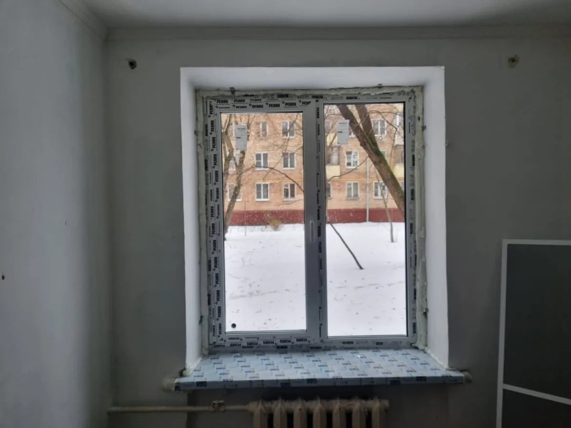 Установка трех профилей Rehau Grazio