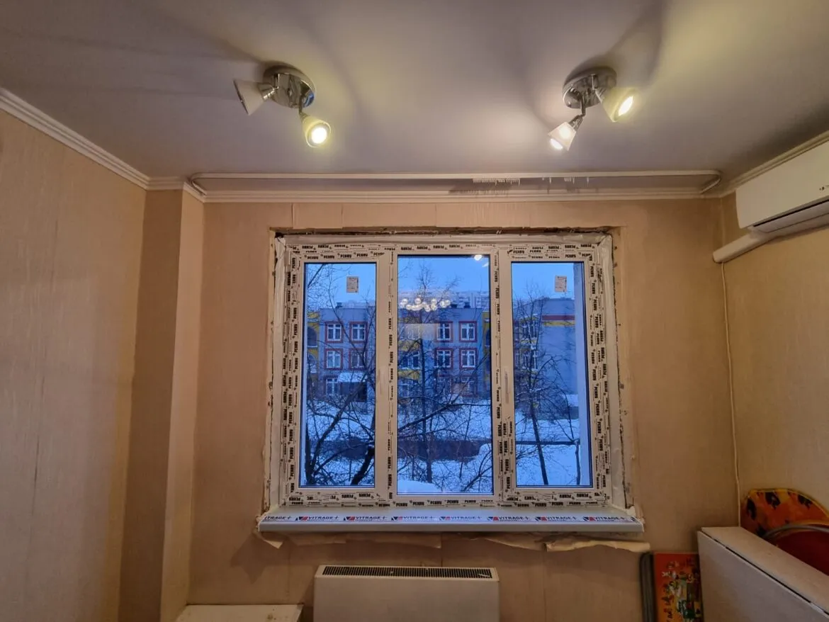 Монтаж окон Rehau Blitz по ул. 2 я Вольская, д.2
