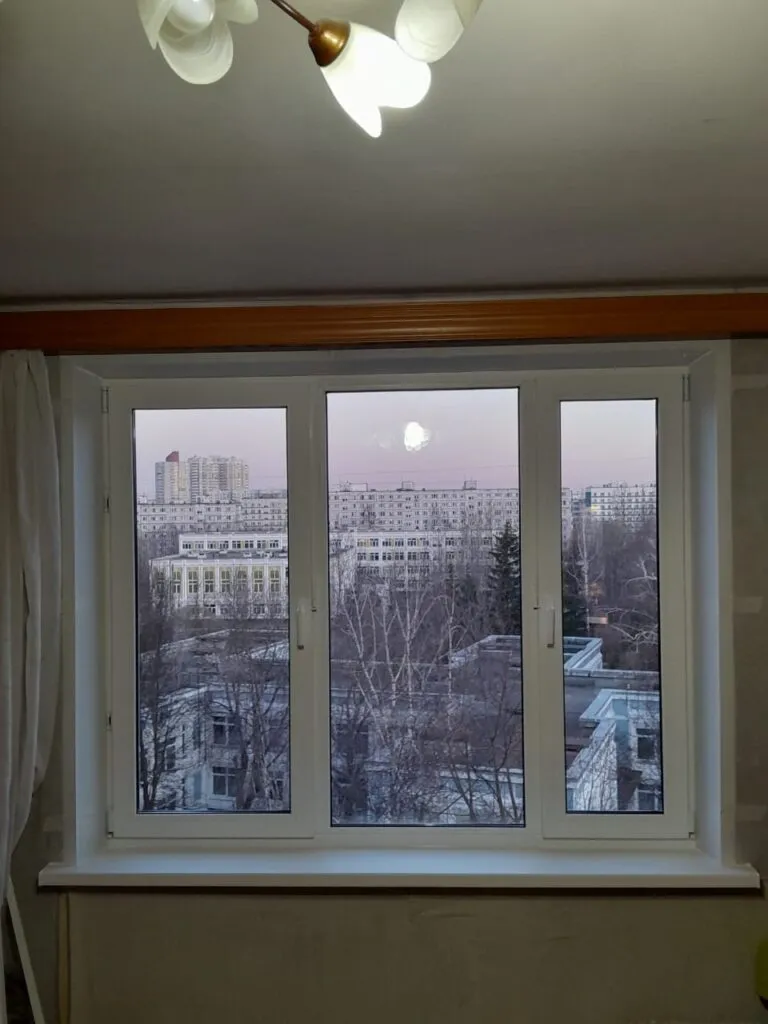 Замена двух деревянных окон под ключ
